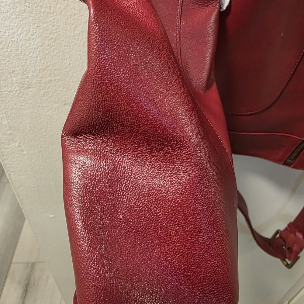 Harley-Davidson Women's Red Leather Jacket - Picture 3 of 9